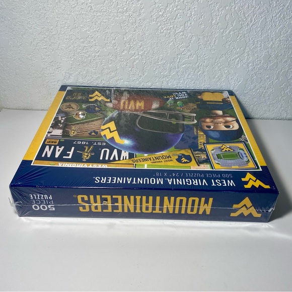 West Virginia Mountaineers Puzzle YOU THE FAN 500 Piece Retro Series NEW SEALED - Picture 4 of 5